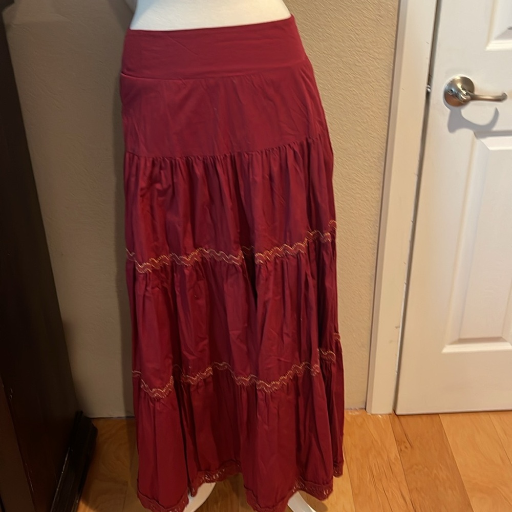 Anthropologie maxi skirt
